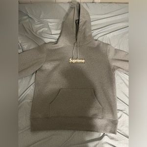 Supreme x Burberry Medium Grey Hoodie